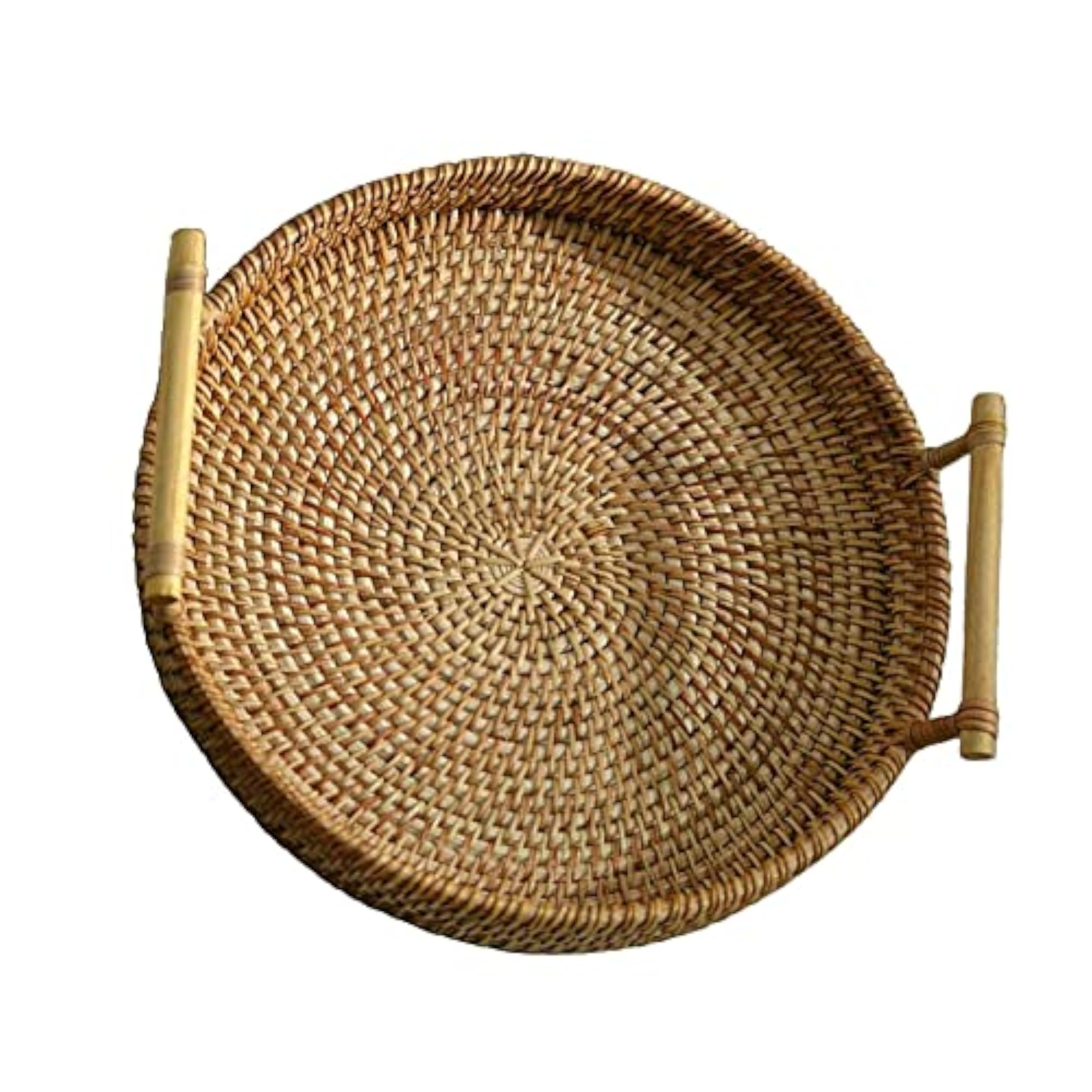 Handwoven Bread Basket Wicker Storage Tray
